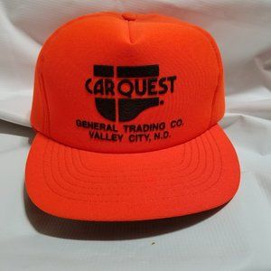 SKM Vintage Carquest General Trading Co. Valley City, N.D. blaze orange snapback